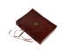 Yellow Stone God's Eye Book Of Shadows Bound Leather Journal Handmade Paper Diary